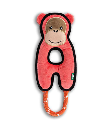 Beco Pets Rough & Tough Orangutan Recycled Dog Toy - ORANGE LARGE
